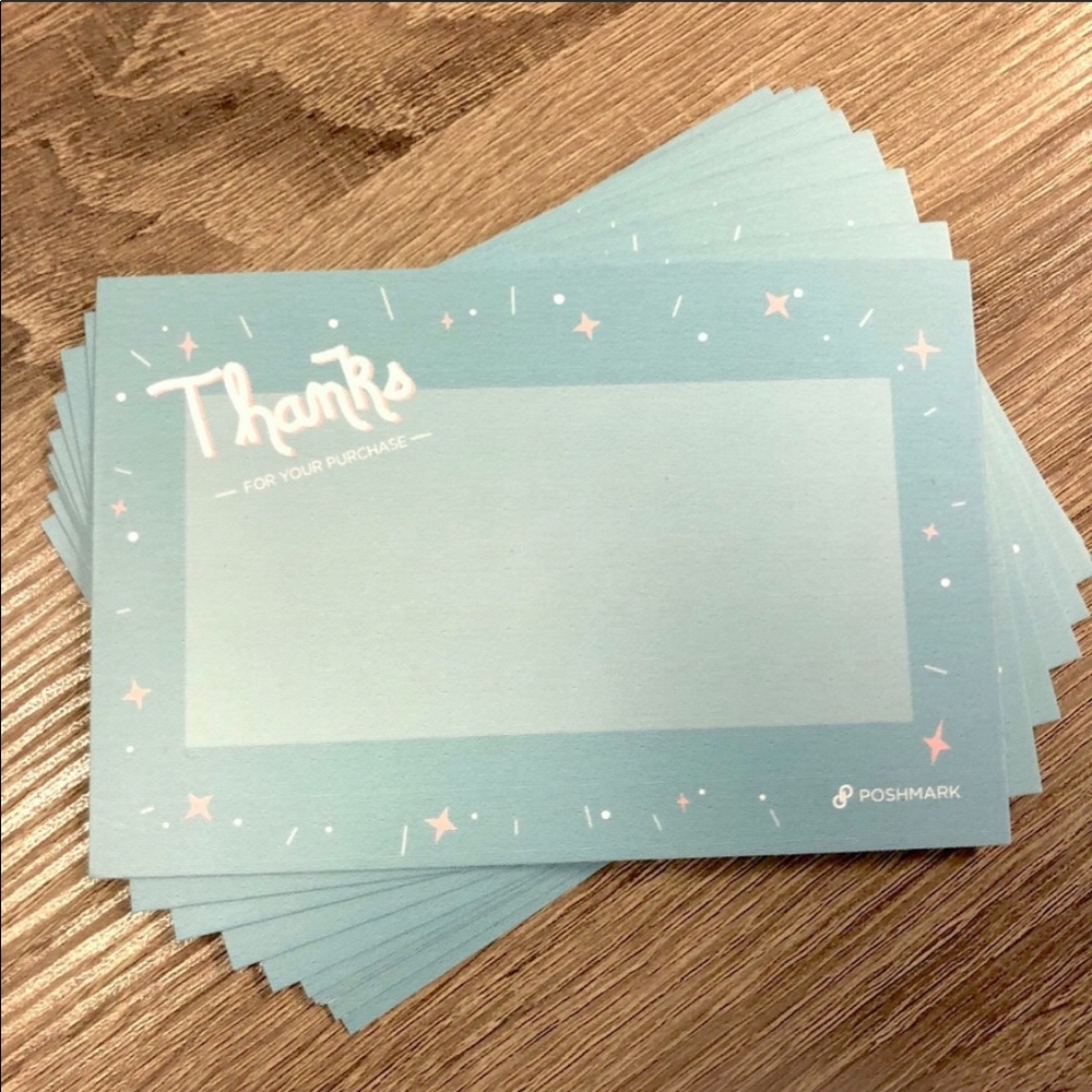 Poshmark thank you cards